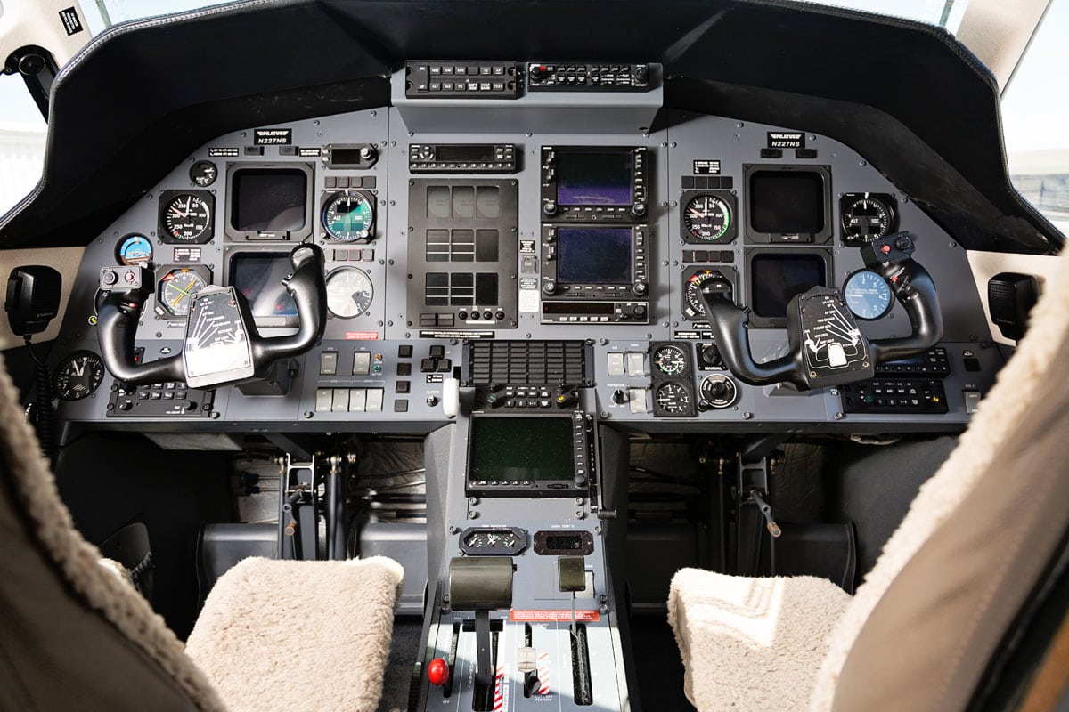 Tampa Bay Air Charter - Pilates PC-12 - instrument panel